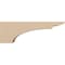 Ekena Millwork 4"W x 24"D x 8"H Thin Yorktown Rough Cedar Woodgrain TimberThane Corbel, Primed Tan CORUR04X24X08YORRCPR - alternate 3